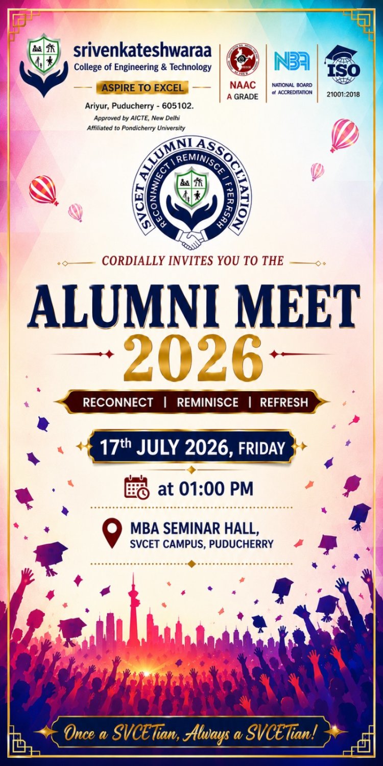 Alumni Meet for the B Tech 2019 2023 B Tech 2020 2024 and MBA 2022 2024  passed out batches was successfully conducted on 17 July 2026
