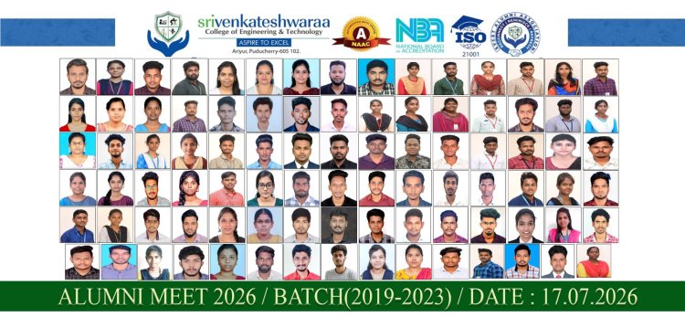 Alumni Meet for the B Tech 2019 2023 B Tech 2020 2024 and MBA 2022 2024  passed out batches was successfully conducted on 17 July 2026