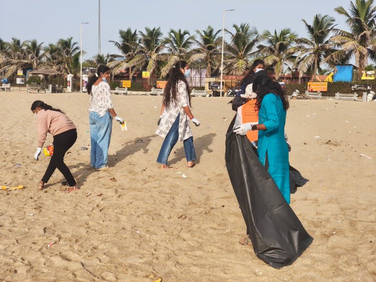 Beach Clean Up Drive was successfully organized by the NSS UNIT OF SVCET and Plan Foundation on 22nd July 2026 at Pondy Marina Beach