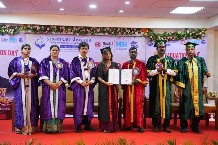 4th Graduation Day of SVCET was successfully held on July 17  2026 for 2019 to 2023 and 2020 to 2024  MBA 2022 to  2024 batch