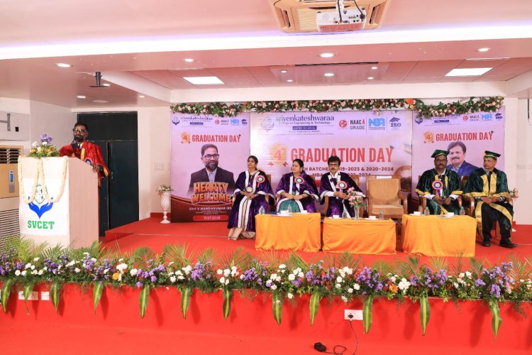 4th Graduation Day of SVCET was successfully held on July 17  2026 for 2019 to 2023 and 2020 to 2024  MBA 2022 to  2024 batch