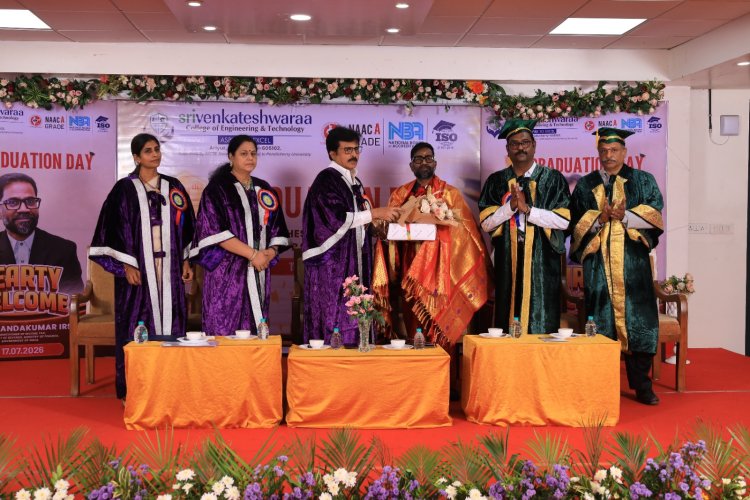 4th Graduation Day of SVCET was successfully held on July 17  2026 for 2019 to 2023 and 2020 to 2024  MBA 2022 to  2024 batch